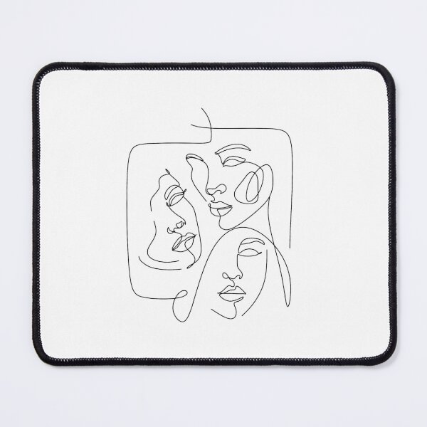 Item preview, Woman Face Art Line Abstract designed and sold by OneLinePrint.