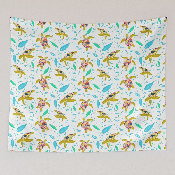 Item preview, Turtles and Leaves designed and sold by LisdeMaartes.