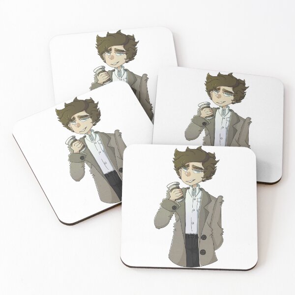 Item preview, Fictional Universe Horror Series Michael Langdon Apocalypse Cody Fern Portrait Starbucks Art Retro designed and sold by TiffanieLangdon.