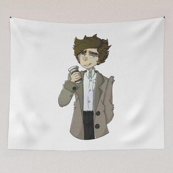 Item preview, Fictional Universe Horror Series Michael Langdon Apocalypse Cody Fern Portrait Starbucks Art Retro designed and sold by TiffanieLangdon.