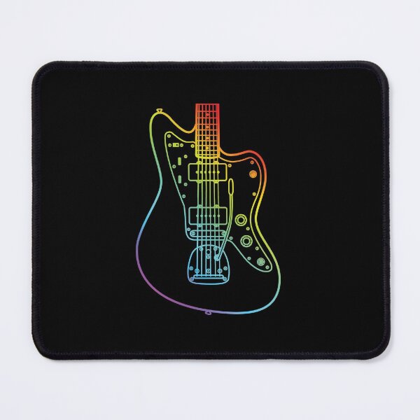 Item preview, Offset Style Electric Guitar Body Colorful Outline designed and sold by nightsworthy.