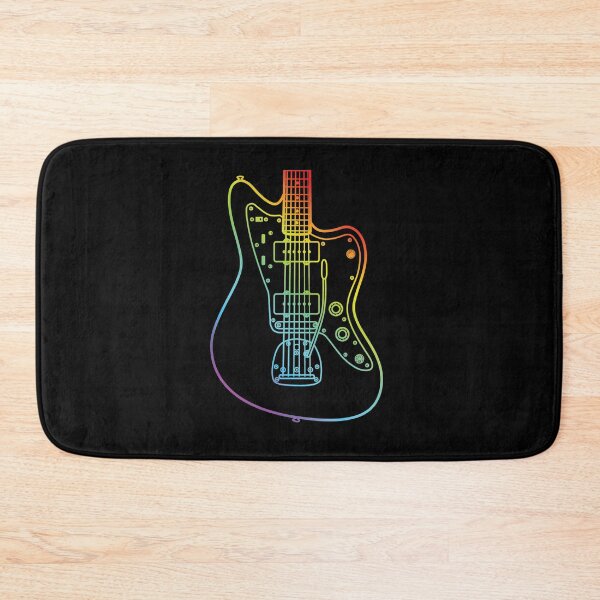 Item preview, Offset Style Electric Guitar Body Colorful Outline designed and sold by nightsworthy.