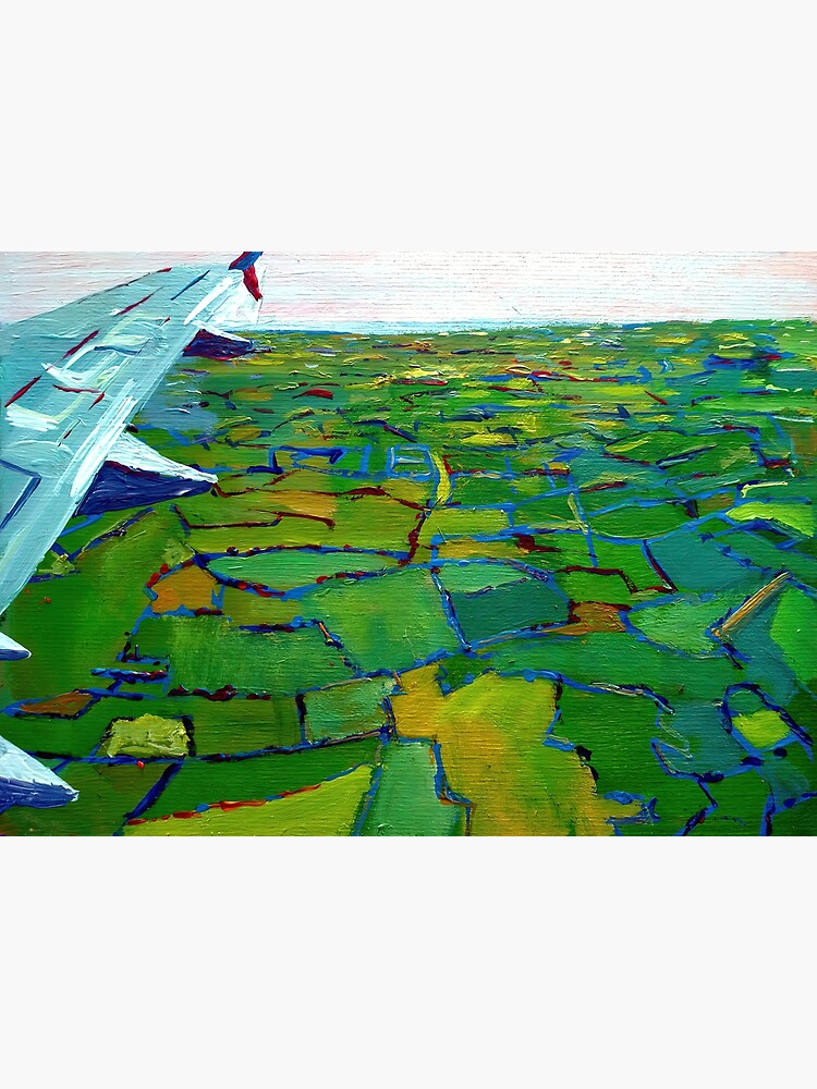 Thumbnail 3 of 3, Art Print, Dublin, from the Air (Ireland) designed and sold by eolai.