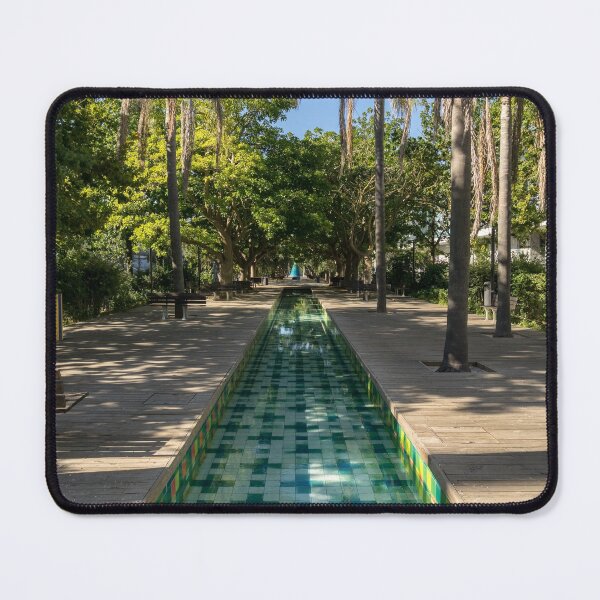 Item preview, A Modern Take on Traditional Azulejos - Parque das Nacoes Reflecting Pool in Lisbon Portugal designed and sold by Georgia Mizuleva.