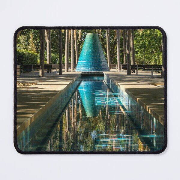 Item preview, Cool Conical Fountain and Reflecting Pool in Parque das Nacoes Lisbon Portugal designed and sold by Georgia Mizuleva.
