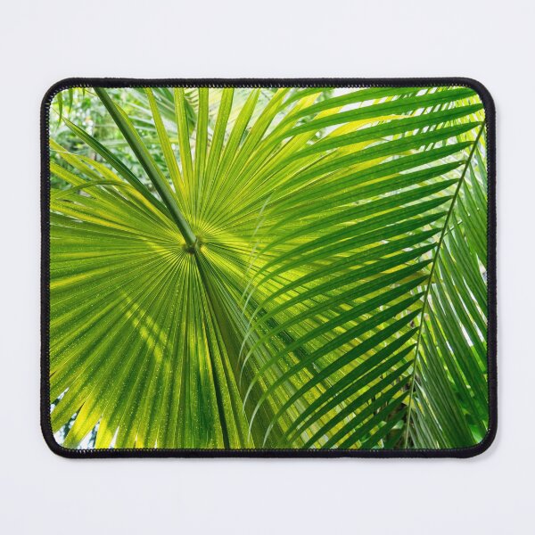 Item preview, Palmy Filigree - Biophilic Layers and Patterns of Gloriously Green Palm Leaves - Left  designed and sold by Georgia Mizuleva.