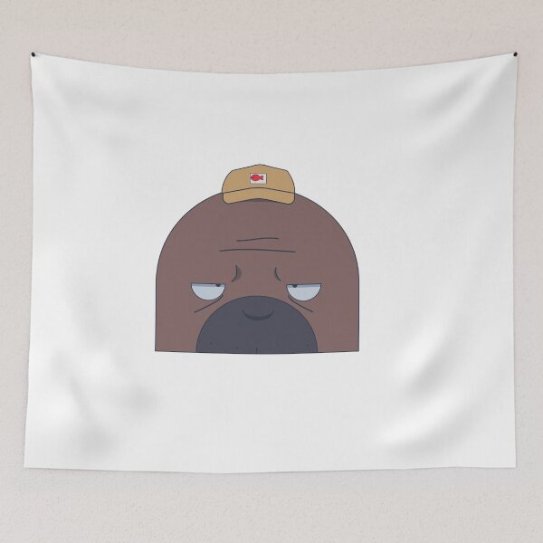 Item preview, Odd Taxi Odokawa With Fish Hat   designed and sold by ClubWild.