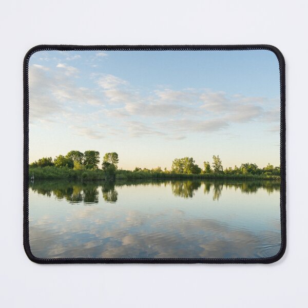 Item preview, Green and Blue Summer - Feeding Grebes Rippling the Lake designed and sold by Georgia Mizuleva.