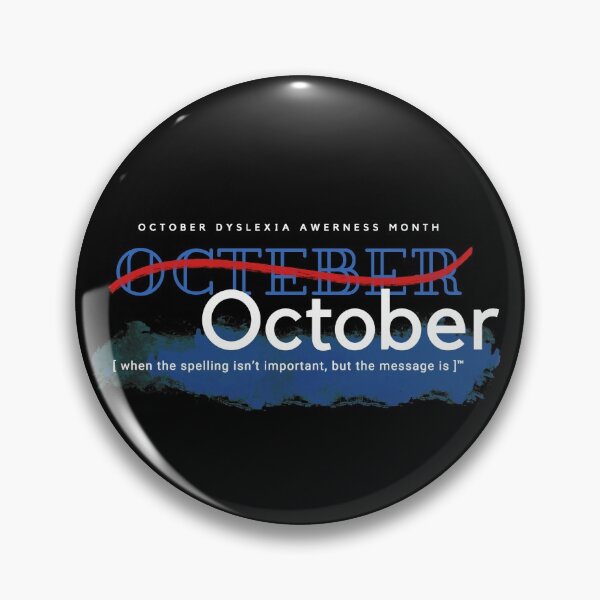 Item preview, October dyslexia awareness month designed and sold by Lillieoandco.