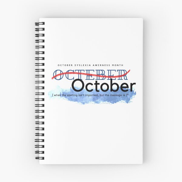 Item preview, October dyslexia awareness month designed and sold by Lillieoandco.