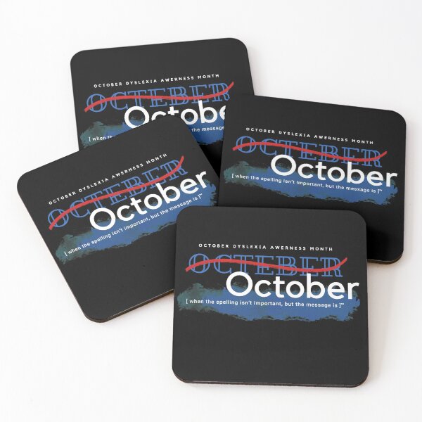 Item preview, October dyslexia awareness month designed and sold by Lillieoandco.