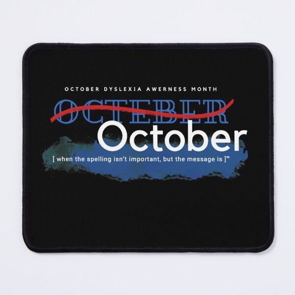 Item preview, October dyslexia awareness month designed and sold by Lillieoandco.