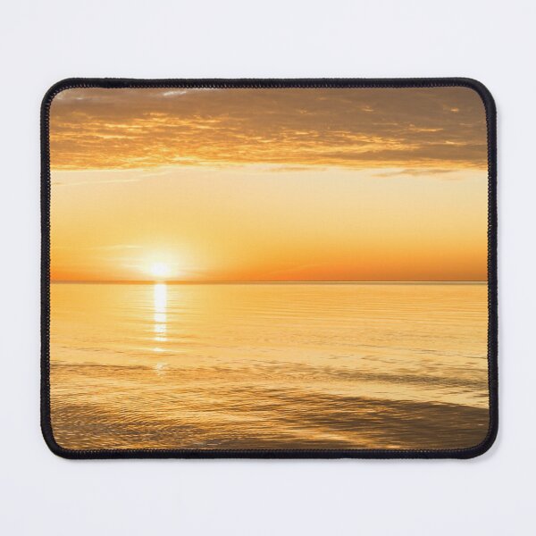 Item preview, Single Swan Sunrise - Silky Gold on Lake Ontario designed and sold by Georgia Mizuleva.