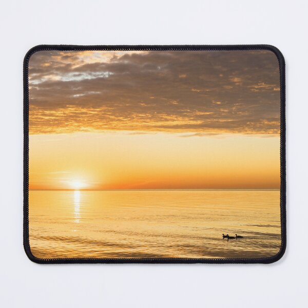 Item preview, Canada Geese Sunrise - Silky Gold on Lake Ontario  designed and sold by Georgia Mizuleva.