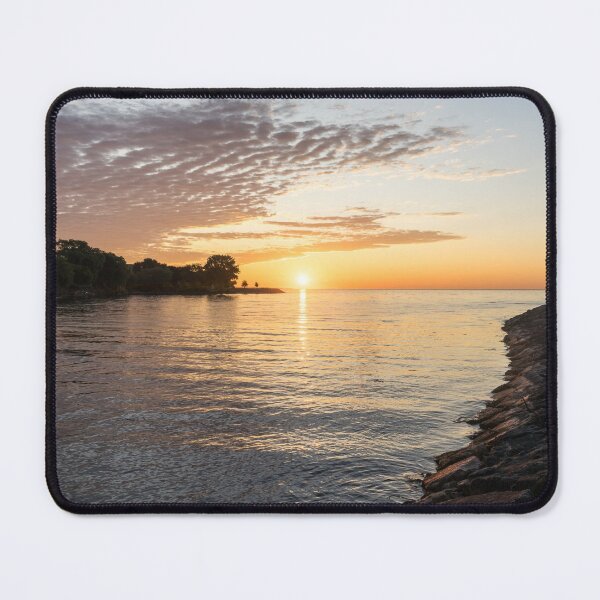 Item preview, Rough and Sleek - Greeting the Day from a Rocky Lake Ontario Promontory designed and sold by Georgia Mizuleva.
