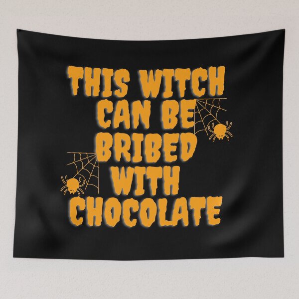 Item preview, This Witch Can Be Bribed With Chocolate designed and sold by CreativeBel.