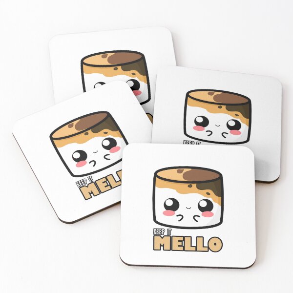 Item preview, Cute Cartoon Marshmallow || Keep It Mello || Kawaii designed and sold by cookingwithten.