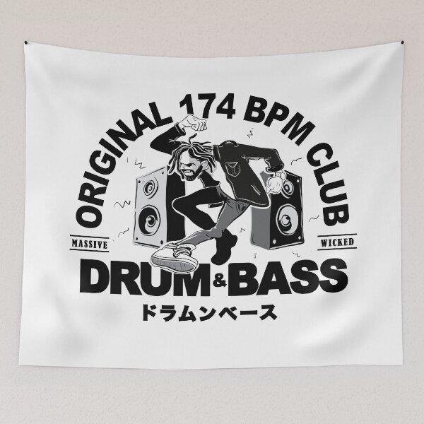 Item preview, Original 174 BPM Club - Drum N Bass ( DnB Massive !! ) designed and sold by WULFLAND ARTS.