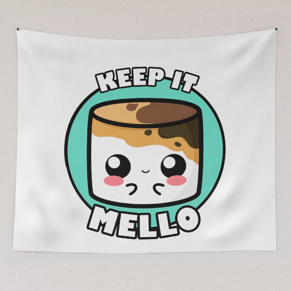 Item preview, Cute Cartoon Marshmallow || Keep It Mello || Kawaii designed and sold by cookingwithten.
