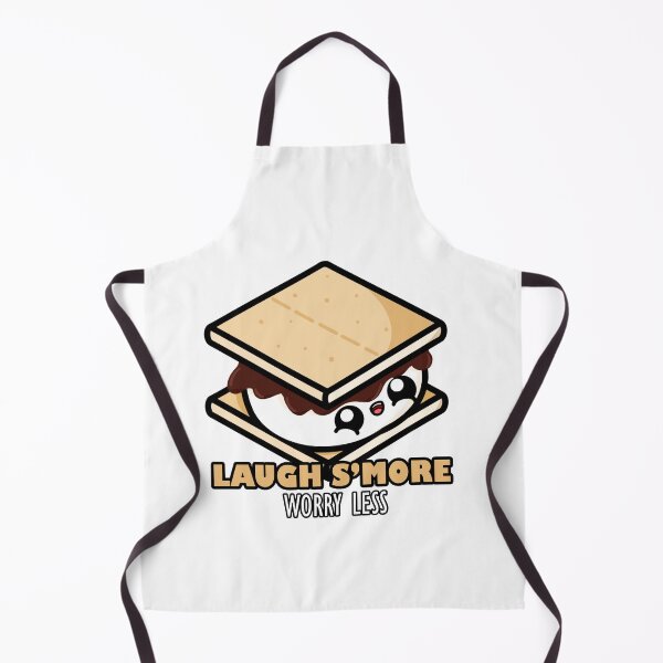 Item preview, Cute Cartoon S'more || Laugh S'more Worry Less || Kawaii designed and sold by cookingwithten.