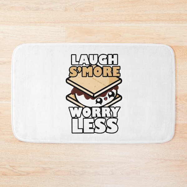 Item preview, Cute Cartoon S'more || Laugh S'more Worry Less || Kawaii designed and sold by cookingwithten.