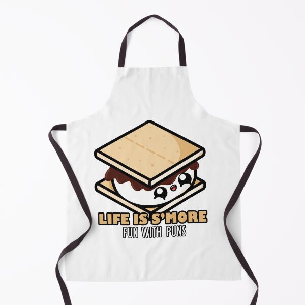 Item preview, Cute Cartoon S'more || Life Is S'more Fun With Puns || Kawaii designed and sold by cookingwithten.