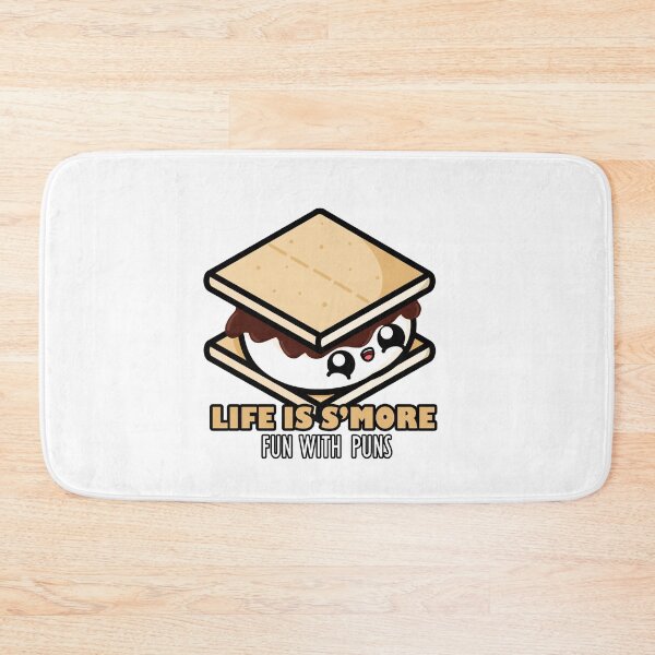 Item preview, Cute Cartoon S'more || Life Is S'more Fun With Puns || Kawaii designed and sold by cookingwithten.