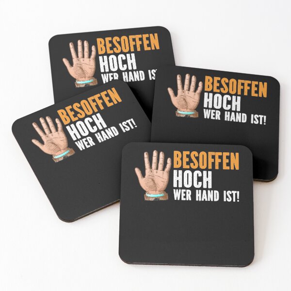 Item preview, Besoffen Hoch wer Hand ist Saufen Witziges Party designed and sold by creativebrother.