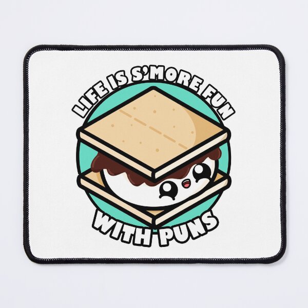 Item preview, Cute Cartoon S'more || Life Is S'more Fun With Puns || Kawaii designed and sold by cookingwithten.
