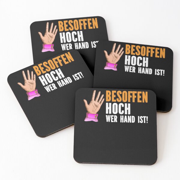Item preview, Besoffen Hoch wer Hand ist Saufen Witziges Party designed and sold by creativebrother.