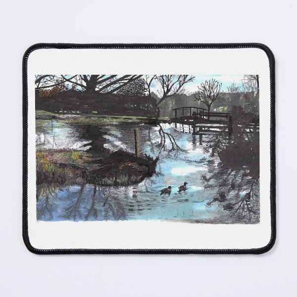 Item preview, Furzey Gardens, UK - Lake in winter designed and sold by Jim Griffiths.