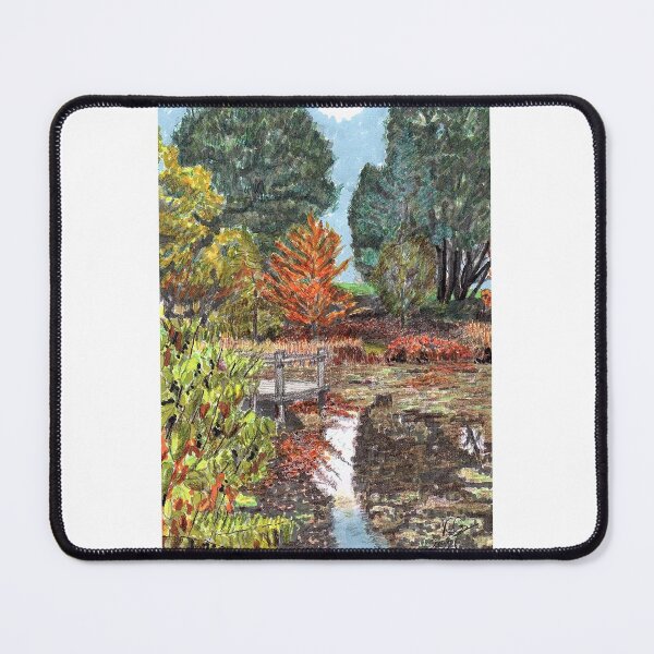 Item preview, Furzey Gardens, UK - Lake in autumn designed and sold by Jim Griffiths.