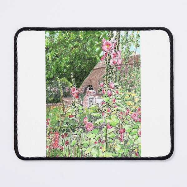 Item preview, Furzey Gardens, UK - Hollyhocks  designed and sold by Jim Griffiths.