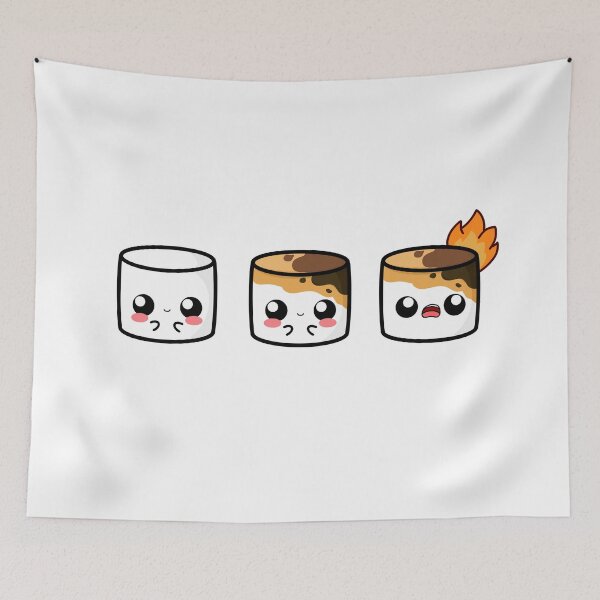 Item preview, Cute Cartoon MarshMallow || Marsh Mallow Squad|| Kawaii designed and sold by cookingwithten.