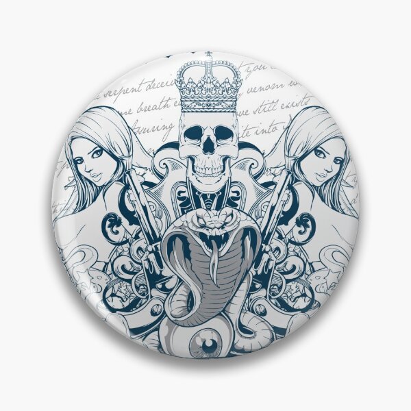 Item preview, Fine Arts, Graphic Design, Cartoon, Illustration, Beauty Skull, Snake, Print, Animals, Text, Logo. designed and sold by Senior-Kuzmin.