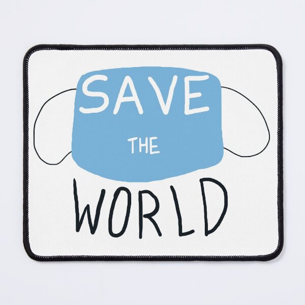 Item preview, Save the World wear a mask designed and sold by cu-b3.