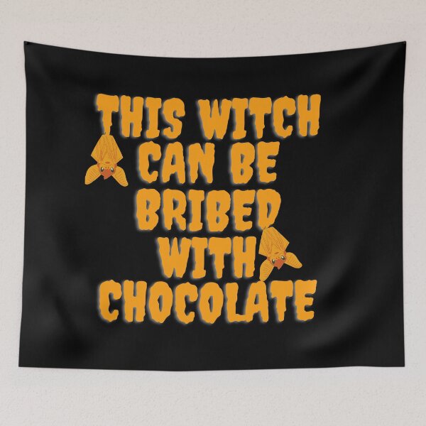 Item preview, This Witch Can Be Bribed With Chocolate designed and sold by CreativeBel.