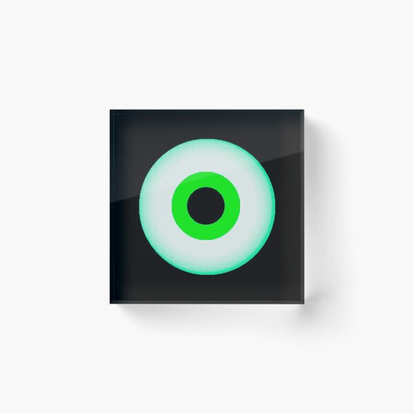 Item preview, Single green eyeball . designed and sold by 99Eyeballs.