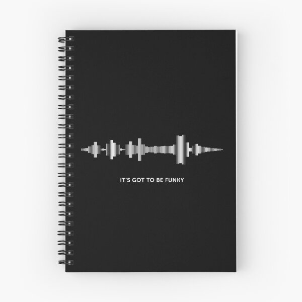 Item preview, It's Got To Be Funky Sound Wave (White on Black) designed and sold by STUDIO-72.