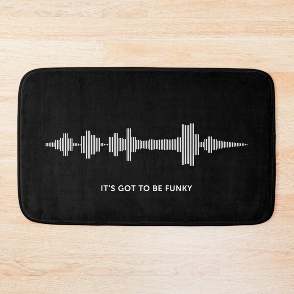 Item preview, It's Got To Be Funky Sound Wave (White on Black) designed and sold by STUDIO-72.