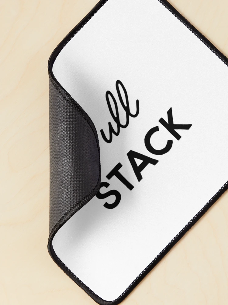 Thumbnail 2 of 5, Mouse Pad, Full Stack Developer (Inverted) designed and sold by developer-gifts.