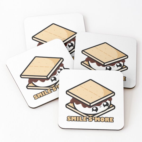 Item preview, Cute Cartoon S'more || Smile S'more || Kawaii designed and sold by cookingwithten.