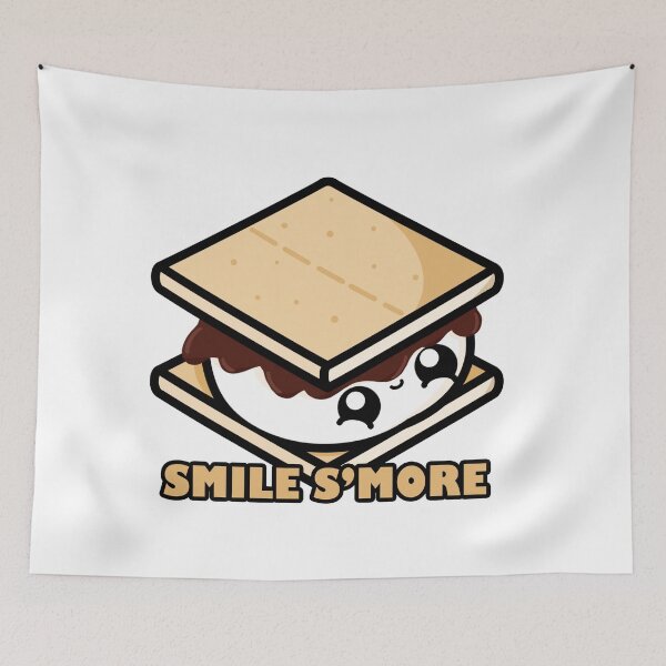 Item preview, Cute Cartoon S'more || Smile S'more || Kawaii designed and sold by cookingwithten.