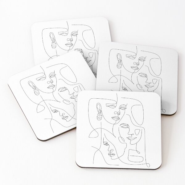 Item preview, Woman face line drawing. Woman Face Line Art designed and sold by OneLinePrint.