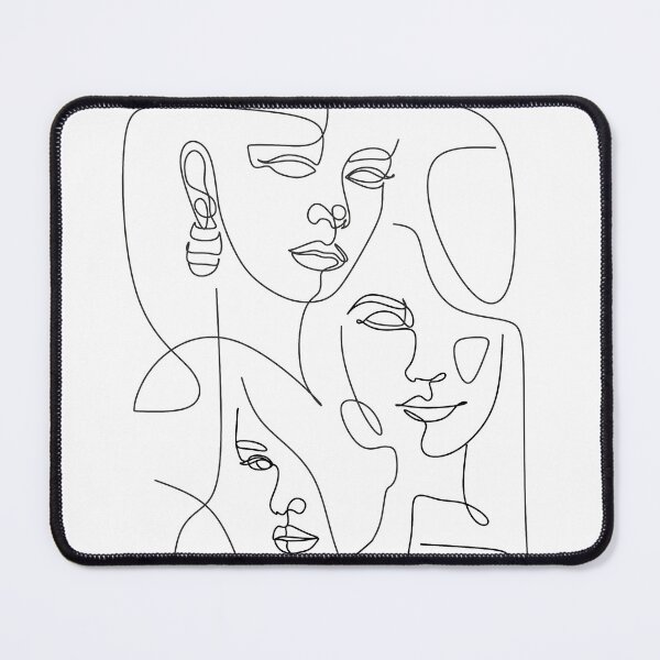 Item preview, Woman face line drawing. Woman Face Line Art designed and sold by OneLinePrint.