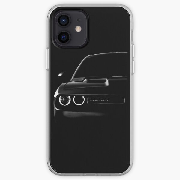 dodge challenger 2015, black shirt iPhone Soft Case