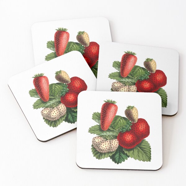 Item preview, Strawberries Fraises 1859 designed and sold by BelleZeare.
