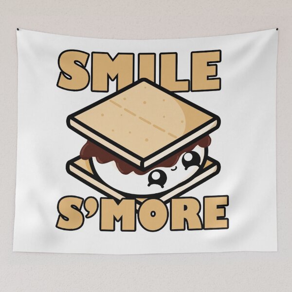 Item preview, Cute Cartoon S'more || Smile S'more || Kawaii designed and sold by cookingwithten.