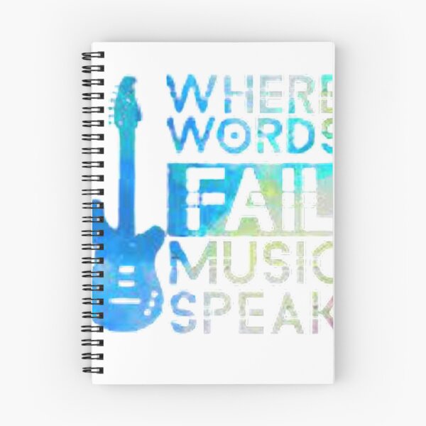 Item preview, WHERE WORDS FAIL MUSIC SPEAKS designed and sold by Marakstore.