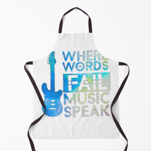 Item preview, WHERE WORDS FAIL MUSIC SPEAKS designed and sold by Marakstore.